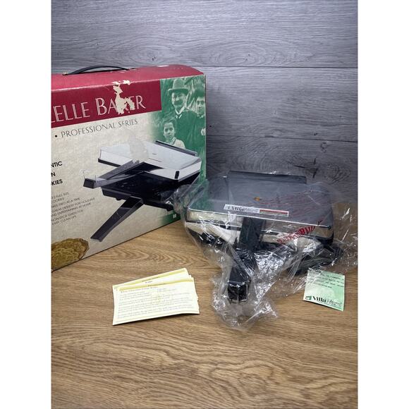VillaWare V5000-NS Prima Pizzelle Baker Non-Stick w/ Box - Picture 1 of 6